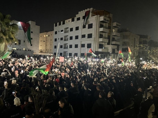 الحراك الشعبي الاردني لدعم غزة